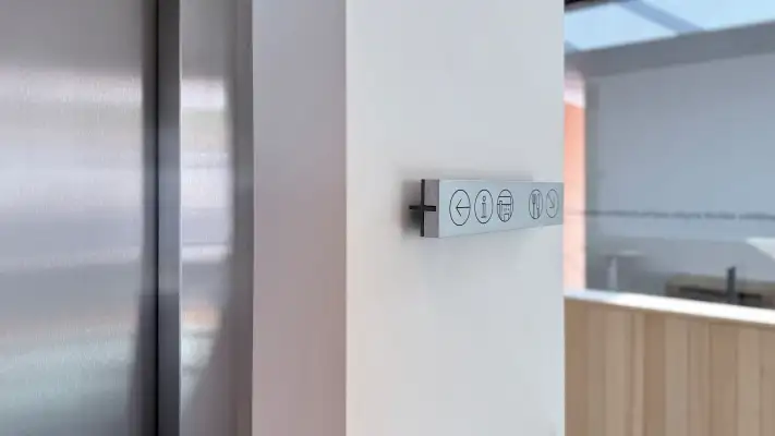 Signaletik für einen inspirierenden Ort der Ruhe und Begegnung