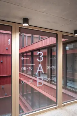 Signaletik Eugen Bolz Studentenwohnheim, Weingarten