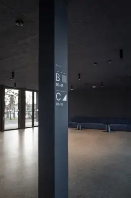 Signaletik Eugen Bolz Studentenwohnheim, Weingarten