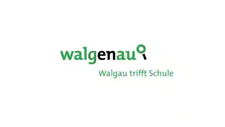 Walgenau. Region meets school. Click through. Select. Experience